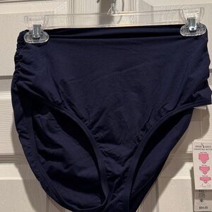 Anne Cole Midnight Blue Bikini Bathing Suit Bottoms